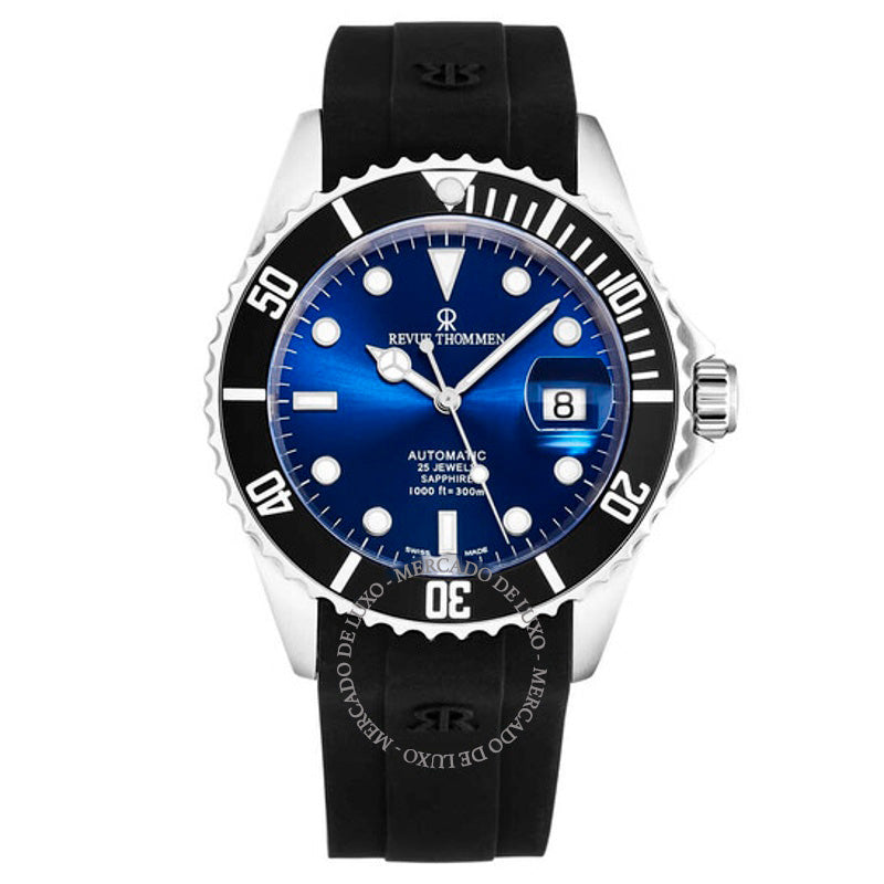 Relógio Diver Automático Mostrador Azul 42 mm - Mercado de Luxo - O Maior E-Commerce de Bens, Produtos e Serviços de Luxo do Brasil.
