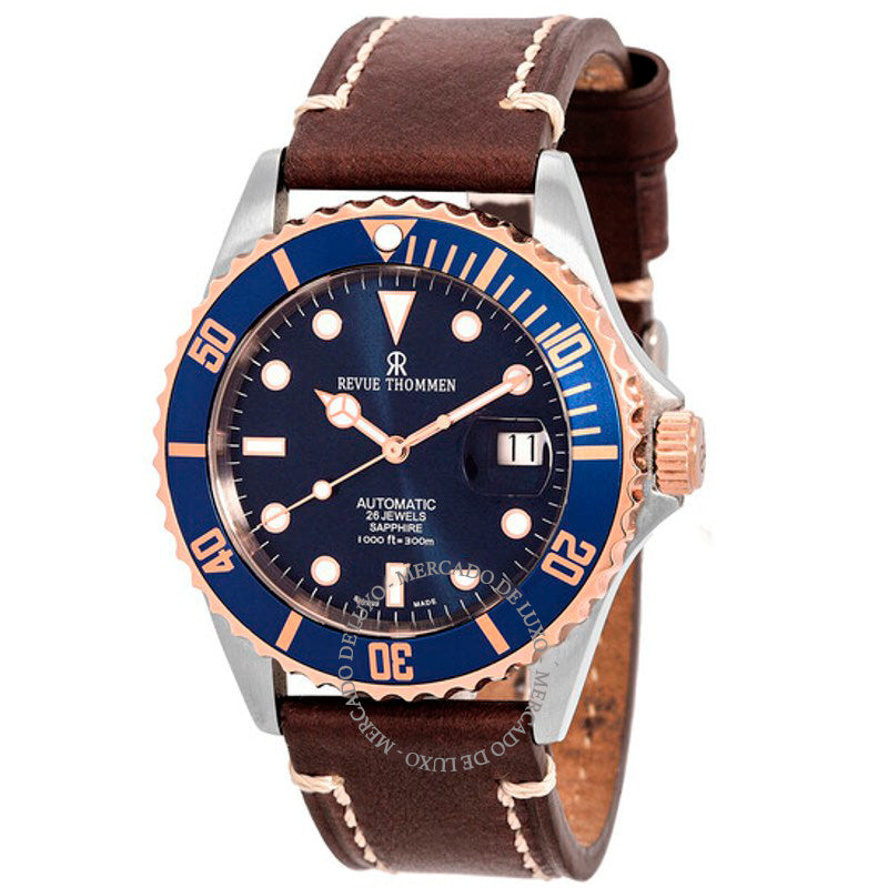 Relógio Diver Automático Mostrador Azul 42 mm - Mercado de Luxo - O Maior E-Commerce de Bens, Produtos e Serviços de Luxo do Brasil.