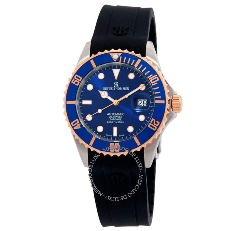 Relógio Diver Automático Mostrador Azul 42 mm - Mercado de Luxo - O Maior E-Commerce de Bens, Produtos e Serviços de Luxo do Brasil.
