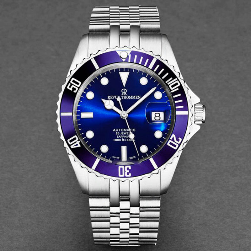 Relógio Diver Automático Mostrador Azul  - Mercado de Luxo - O Maior E-Commerce de Bens, Produtos e Serviços de Luxo do Brasil.