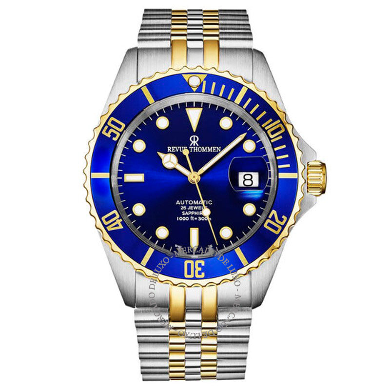 Relógio Diver Automático Mostrador Azul  - Mercado de Luxo - O Maior E-Commerce de Bens, Produtos e Serviços de Luxo do Brasil.