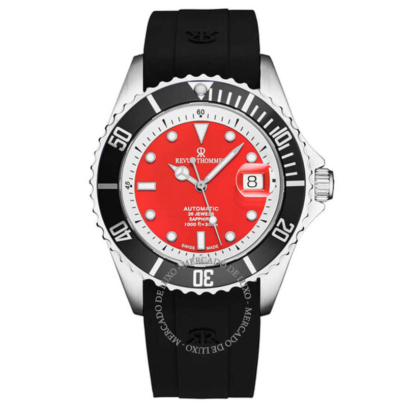 Relógio Diver Mostrador Vermelho Automático 42 mm - Mercado de Luxo - O Maior E-Commerce de Bens, Produtos e Serviços de Luxo do Brasil.