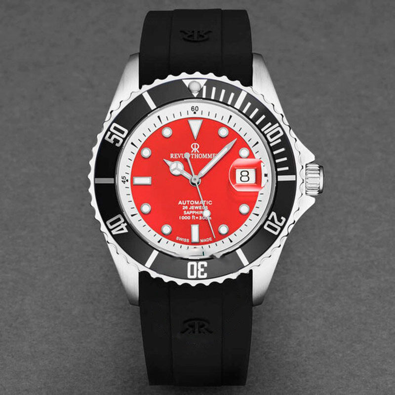 Relógio Diver Mostrador Vermelho Automático 42 mm - Mercado de Luxo - O Maior E-Commerce de Bens, Produtos e Serviços de Luxo do Brasil.