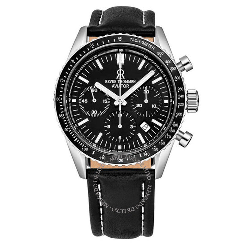 Relógio Aviador Mostrador Preto 42 mm - Mercado de Luxo - O Maior E-Commerce de Bens, Produtos e Serviços de Luxo do Brasil.