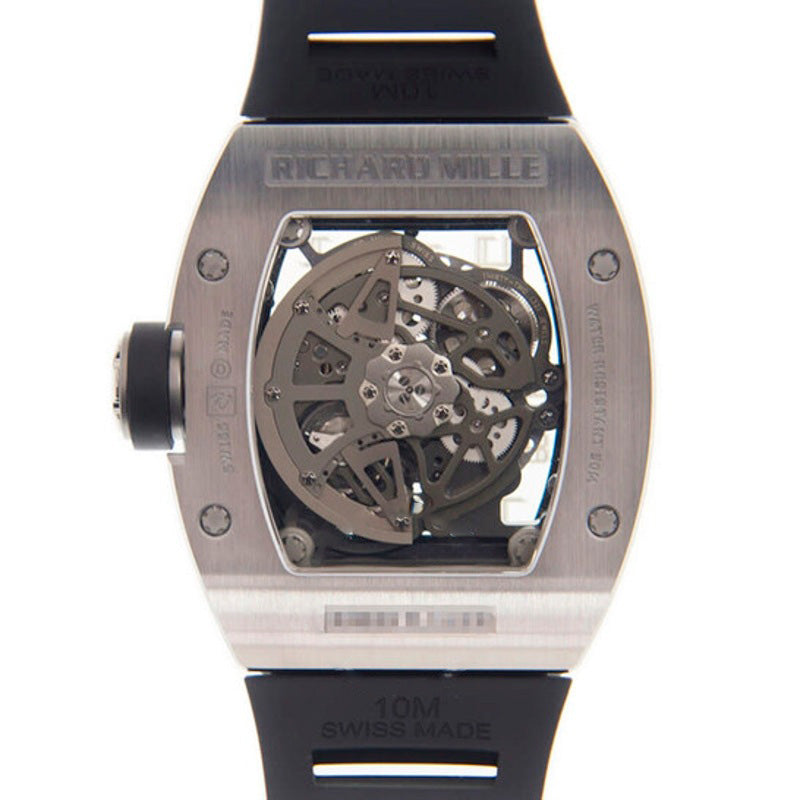 Relógio RM 029 Titânio Automático com Data Grande Mostrador Preto 48 mm - Mercado de Luxo - O Maior E-Commerce de Bens, Produtos e Serviços de Luxo do Brasil.