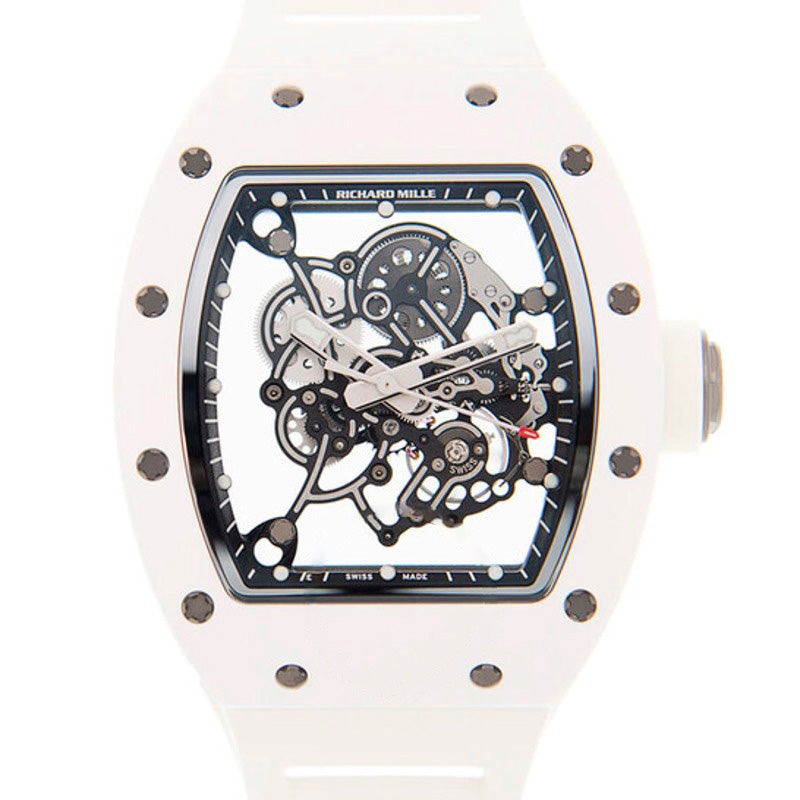 Relógio RM 055 Bubba Watson Corda Manual RM055 BRANCO  - Mercado de Luxo - O Maior E-Commerce de Bens, Produtos e Serviços de Luxo do Brasil.