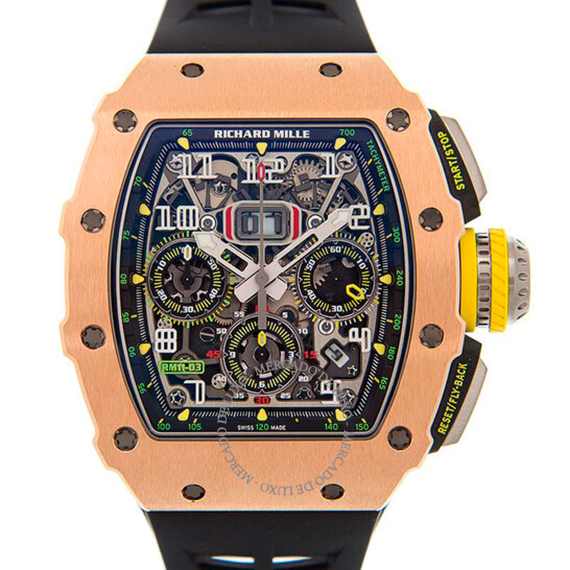 Relógio Richard Mille 11-03 Cronógrafo Automático 49 mm - Mercado de Luxo - O Maior E-Commerce de Bens, Produtos e Serviços de Luxo do Brasil.