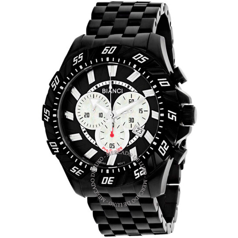 Relógio Cronógrafo Valentino Quartzo Mostrador Preto 48 mm - Mercado de Luxo - O Maior E-Commerce de Bens, Produtos e Serviços de Luxo do Brasil.