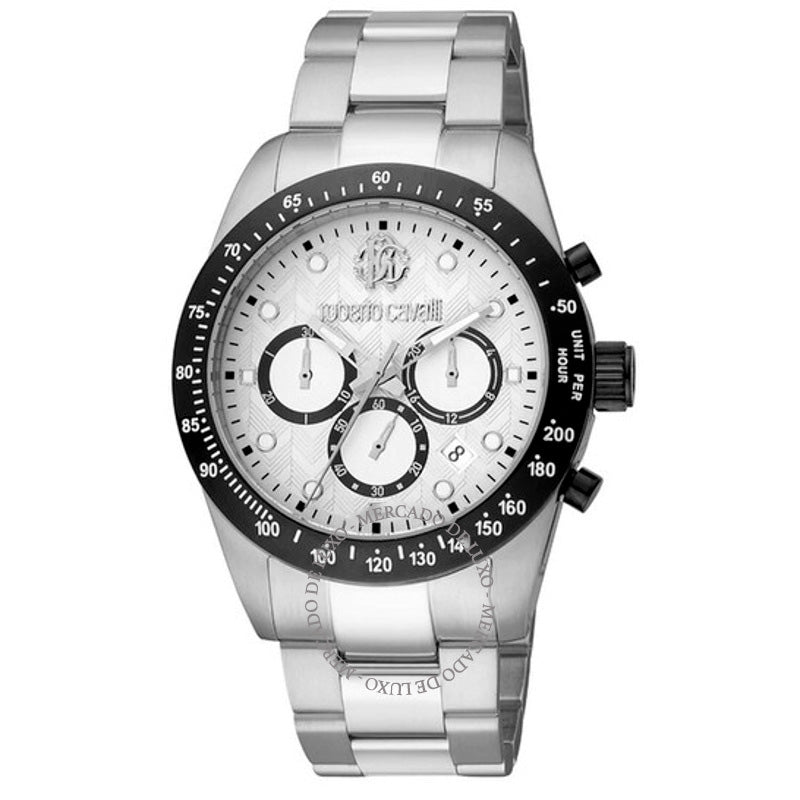 Relógio Cronógrafo de quartzo com mostrador prateado 42 mm - Mercado de Luxo - O Maior E-Commerce de Bens, Produtos e Serviços de Luxo do Brasil.