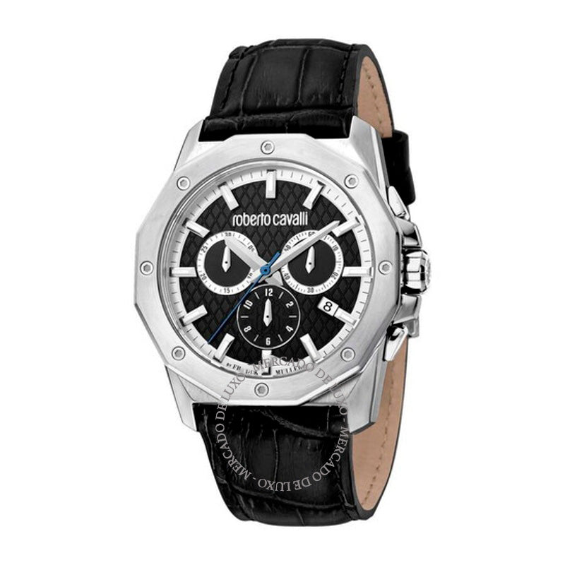 Relógio Cronógrafo de quartzo da moda com mostrador preto 42 mm - Mercado de Luxo - O Maior E-Commerce de Bens, Produtos e Serviços de Luxo do Brasil.