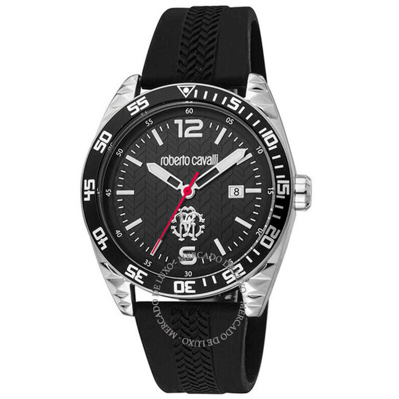 Relógio Mostrador preto de quartzo da moda 42 mm - Mercado de Luxo - O Maior E-Commerce de Bens, Produtos e Serviços de Luxo do Brasil.