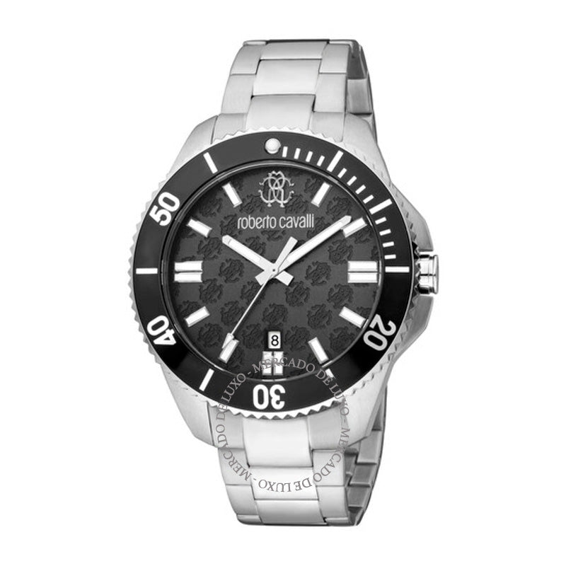 Relógio Mostrador preto de quartzo da moda 44 mm - Mercado de Luxo - O Maior E-Commerce de Bens, Produtos e Serviços de Luxo do Brasil.