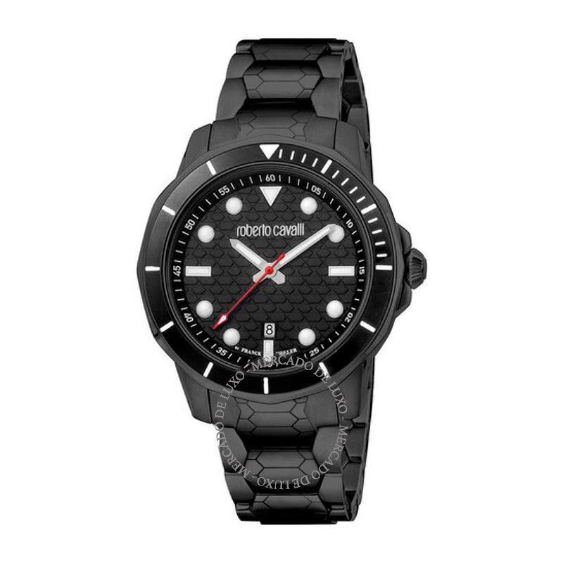 Relógio Mostrador preto de quartzo da moda 42 mm - Mercado de Luxo - O Maior E-Commerce de Bens, Produtos e Serviços de Luxo do Brasil.