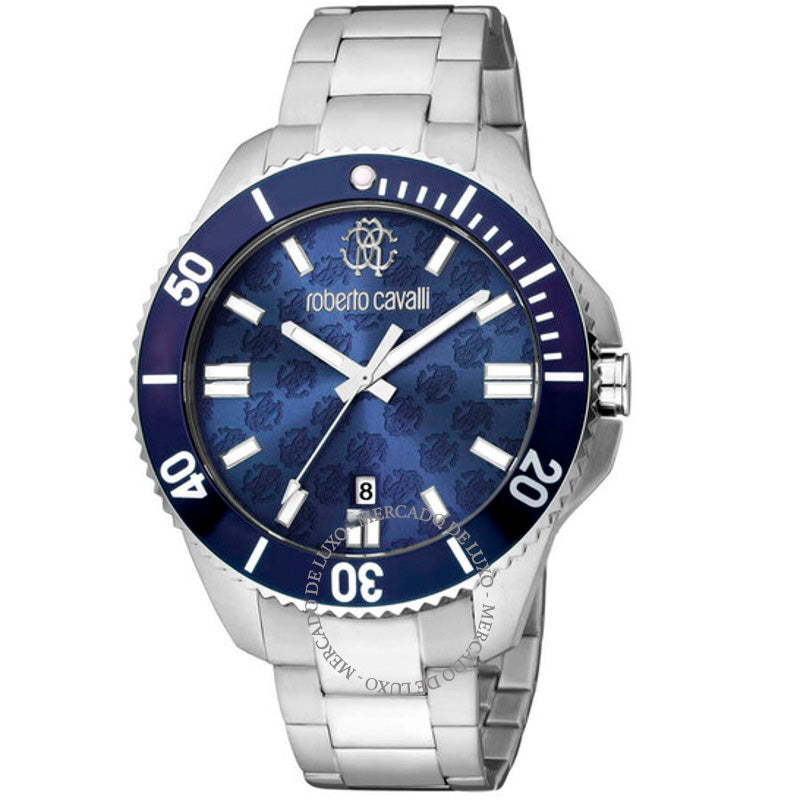 Relógio Mostrador azul de quartzo da moda 44 mm - Mercado de Luxo - O Maior E-Commerce de Bens, Produtos e Serviços de Luxo do Brasil.