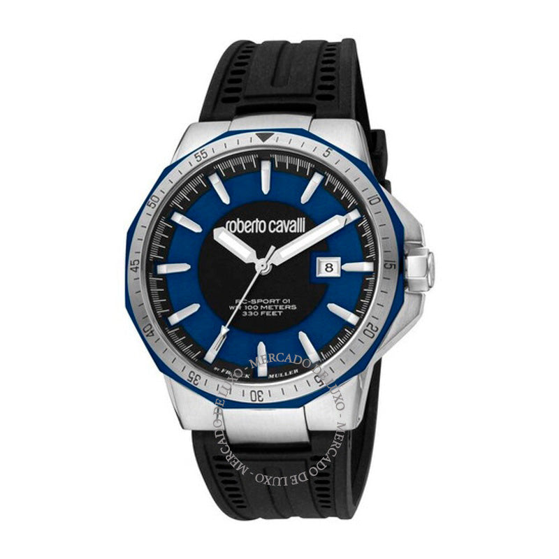 Relógio Mostrador azul de quartzo da moda 44 mm - Mercado de Luxo - O Maior E-Commerce de Bens, Produtos e Serviços de Luxo do Brasil.