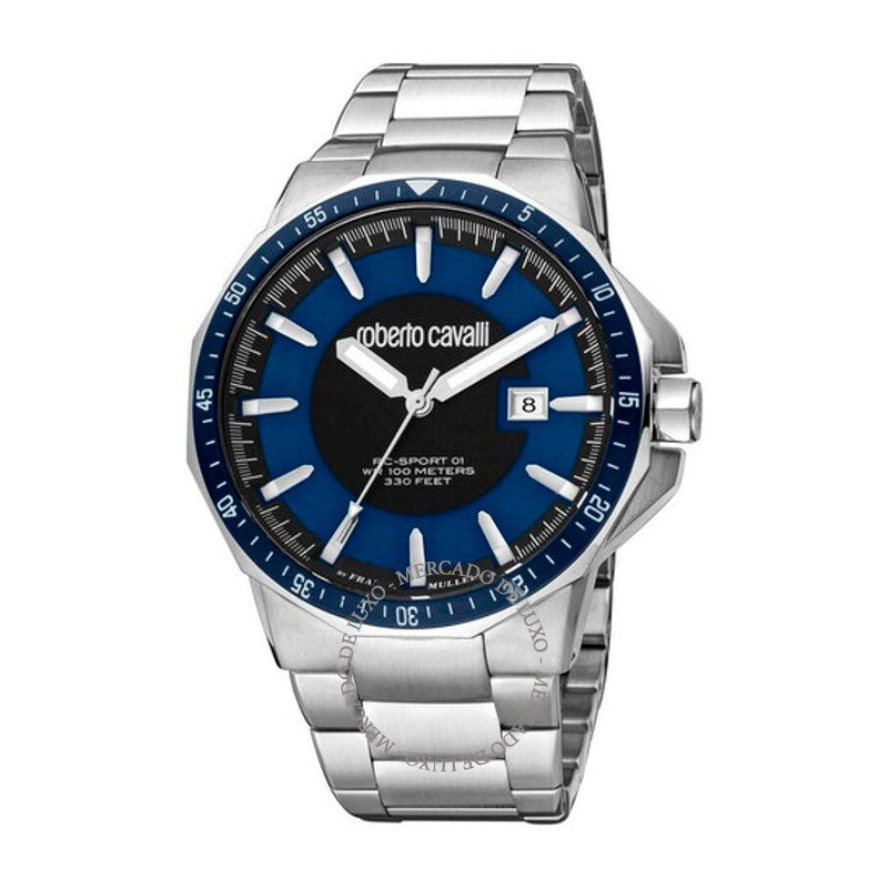 Relógio Mostrador azul de quartzo da moda 44 mm - Mercado de Luxo - O Maior E-Commerce de Bens, Produtos e Serviços de Luxo do Brasil.