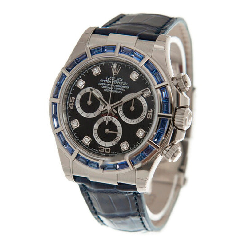 Relógio Cosmograph Daytona Chronograph Cronômetro Automático Mostrador Azul Diamante 40 mm - Mercado de Luxo - O Maior E-Commerce de Bens, Produtos e Serviços de Luxo do Brasil.