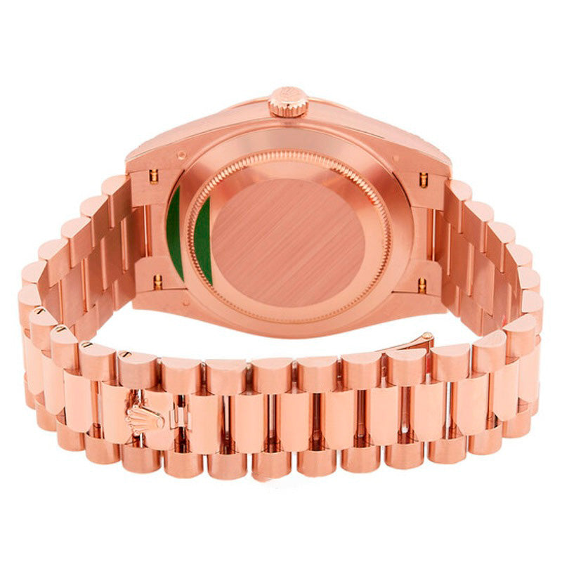 Relógio Day-Date 40 "Roda de Data Árabe Especial" Automático Mostrador Verde Diamante 40 mm - Mercado de Luxo - O Maior E-Commerce de Bens, Produtos e Serviços de Luxo do Brasil.