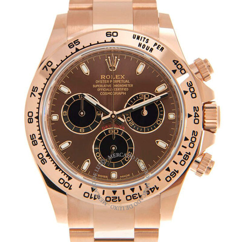 Relógio Cosmograph Daytona Chronograph Cronômetro Automático Mostrador Marrom 40 mm - Mercado de Luxo - O Maior E-Commerce de Bens, Produtos e Serviços de Luxo do Brasil.