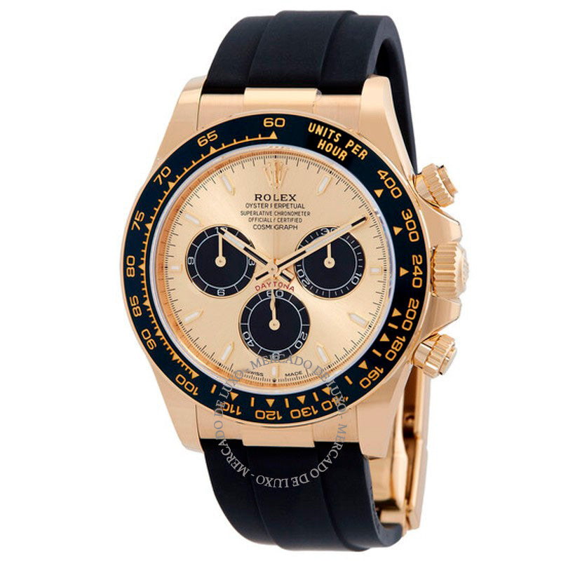 Relógio Cosmograph Daytona Chronograph Cronômetro Automático Mostrador Dourado 40 mm - Mercado de Luxo - O Maior E-Commerce de Bens, Produtos e Serviços de Luxo do Brasil.