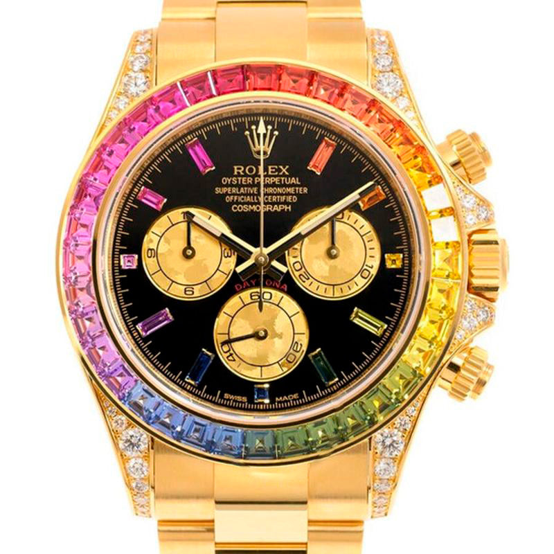 Relógio Daytona Chronograph Cronômetro Automático Mostrador Preto Diamante 40 mm - Mercado de Luxo - O Maior E-Commerce de Bens, Produtos e Serviços de Luxo do Brasil.