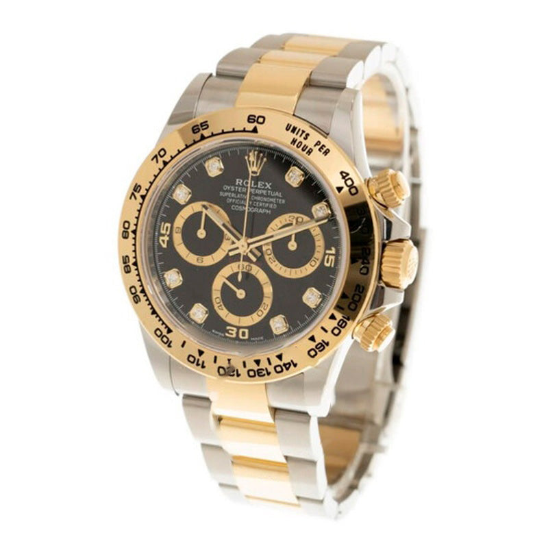 Relógio Cosmograph Daytona Cronógrafo Automático Diamante Mostrador Preto 40 mm - Mercado de Luxo - O Maior E-Commerce de Bens, Produtos e Serviços de Luxo do Brasil.