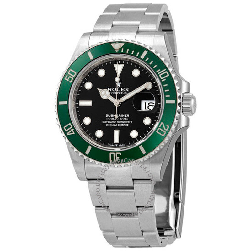 Relógio Submariner "Starbucks" Cronômetro Automático Mostrador Preto  - Mercado de Luxo - O Maior E-Commerce de Bens, Produtos e Serviços de Luxo do Brasil.
