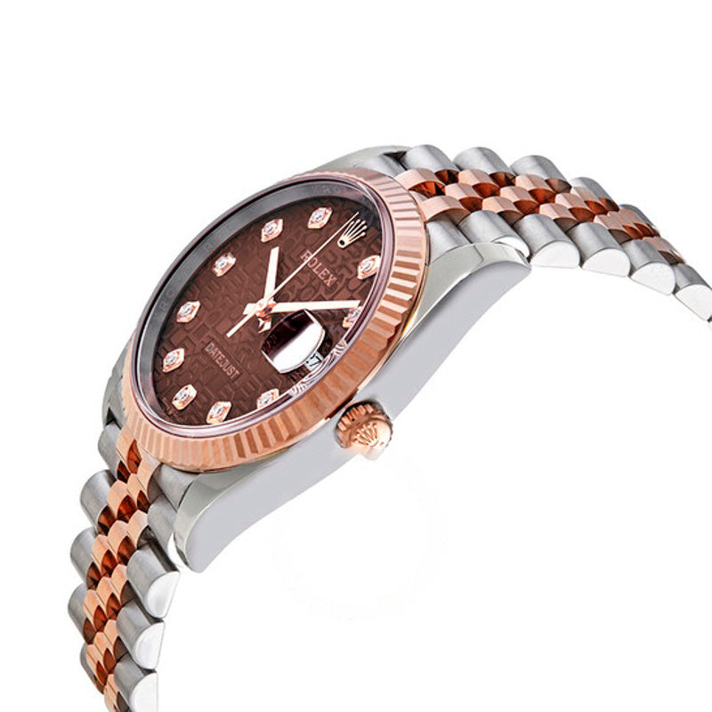 Relógio Datejust 36 Automático Chocolate Jubilee Mostrador de Diamante 36 mm - Mercado de Luxo - O Maior E-Commerce de Bens, Produtos e Serviços de Luxo do Brasil.