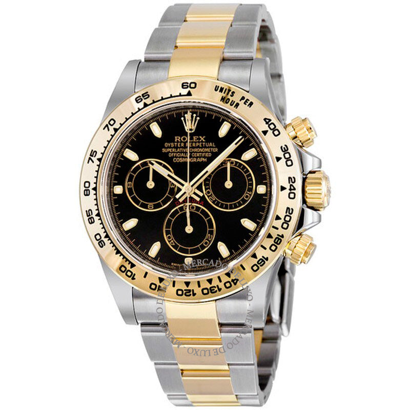 Relógio Cosmograph Daytona em aço e ouro amarelo 18K Oyster 40 mm - Mercado de Luxo - O Maior E-Commerce de Bens, Produtos e Serviços de Luxo do Brasil.