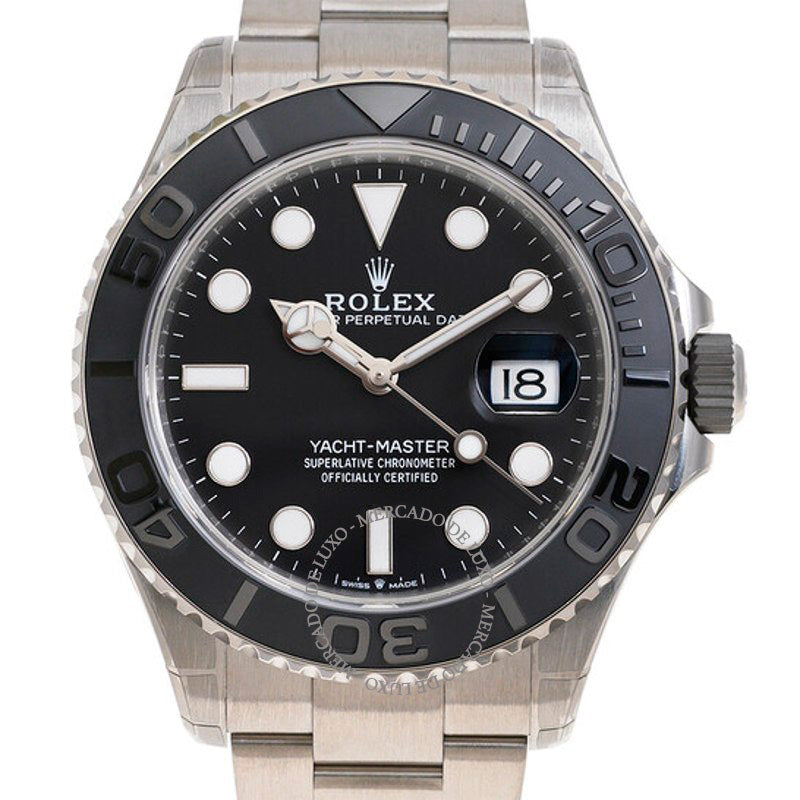 Relógio Cronômetro Automático Yacht-Master 42 RLX Titanium 42 mm - Mercado de Luxo - O Maior E-Commerce de Bens, Produtos e Serviços de Luxo do Brasil.