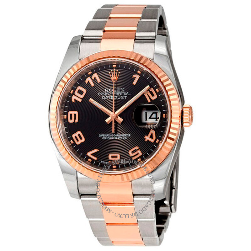 Relógio Oyster Perpetual Datejust 36 Mostrador Concêntrico Preto 36 mm - Mercado de Luxo - O Maior E-Commerce de Bens, Produtos e Serviços de Luxo do Brasil.