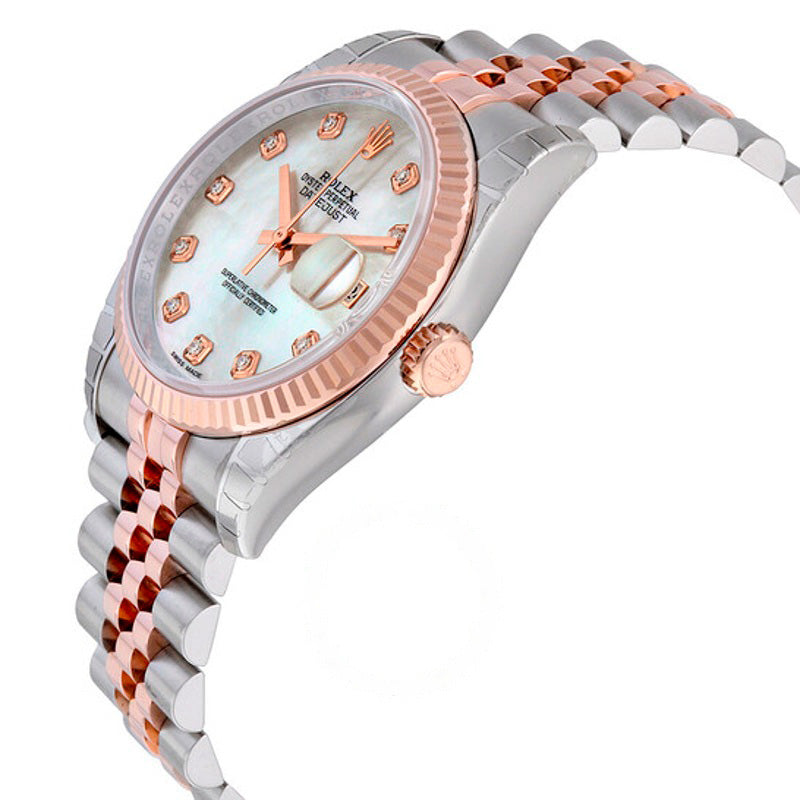 Relógio Oyster Perpetual Datejust 36 Mostrador em Madrepérola 36 mm - Mercado de Luxo - O Maior E-Commerce de Bens, Produtos e Serviços de Luxo do Brasil.