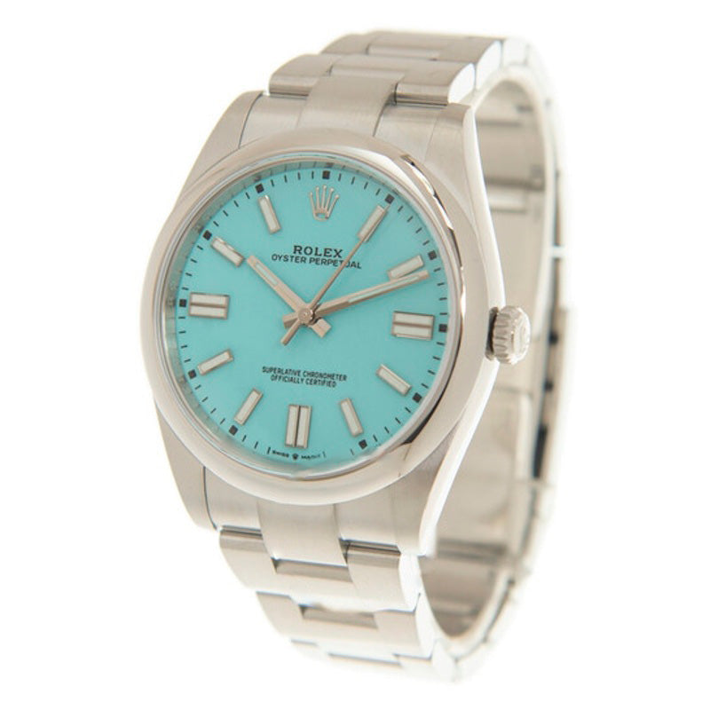 Relógio Oyster Perpetual 41 Automático Mostrador Azul Turquesa 41 mm - Mercado de Luxo - O Maior E-Commerce de Bens, Produtos e Serviços de Luxo do Brasil.