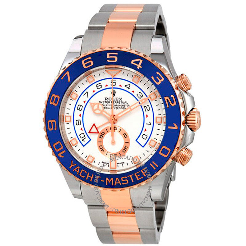 Relógio Yacht-Master II Cronógrafo Automático Mostrador Branco 44 mm - Mercado de Luxo - O Maior E-Commerce de Bens, Produtos e Serviços de Luxo do Brasil.