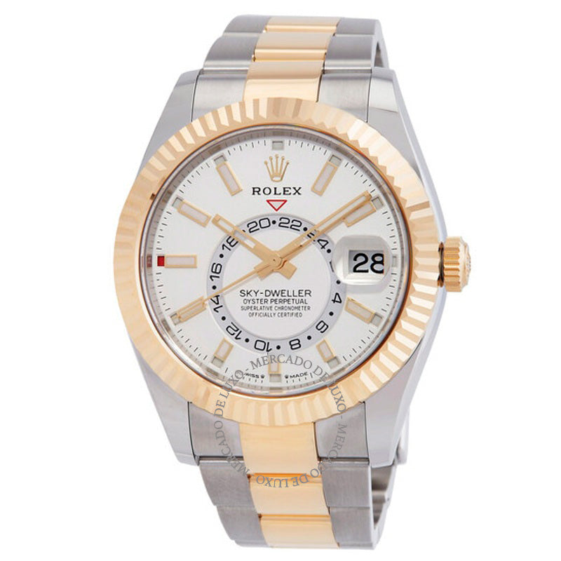 Relógio Sky-Dweller GMT Cronômetro Automático Mostrador Branco  - Mercado de Luxo - O Maior E-Commerce de Bens, Produtos e Serviços de Luxo do Brasil.