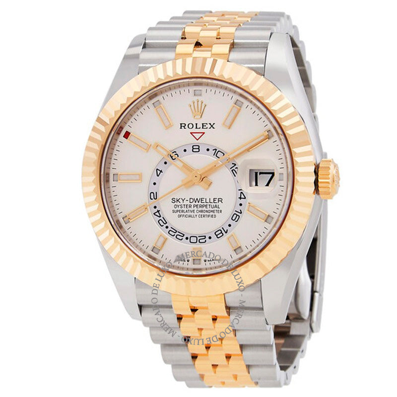 Relógio Sky-Dweller GMT Cronômetro Automático Mostrador Branco  - Mercado de Luxo - O Maior E-Commerce de Bens, Produtos e Serviços de Luxo do Brasil.