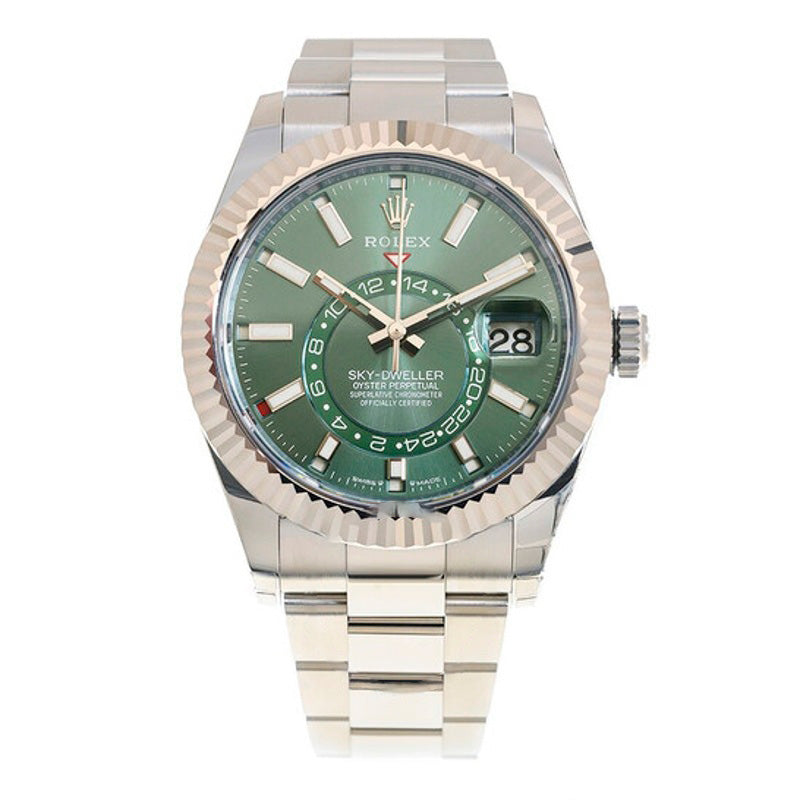 Relógio Sky-Dweller GMT Cronômetro Automático Mostrador Verde 42 mm - Mercado de Luxo - O Maior E-Commerce de Bens, Produtos e Serviços de Luxo do Brasil.