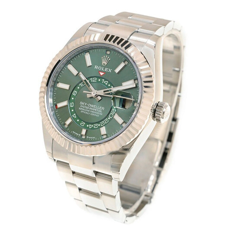 Relógio Sky-Dweller GMT Cronômetro Automático Mostrador Verde 42 mm - Mercado de Luxo - O Maior E-Commerce de Bens, Produtos e Serviços de Luxo do Brasil.