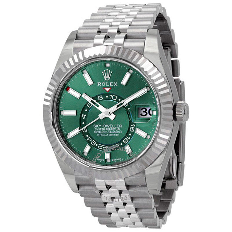 Relógio Sky-Dweller GMT Cronômetro Automático Mostrador Verde  - Mercado de Luxo - O Maior E-Commerce de Bens, Produtos e Serviços de Luxo do Brasil.