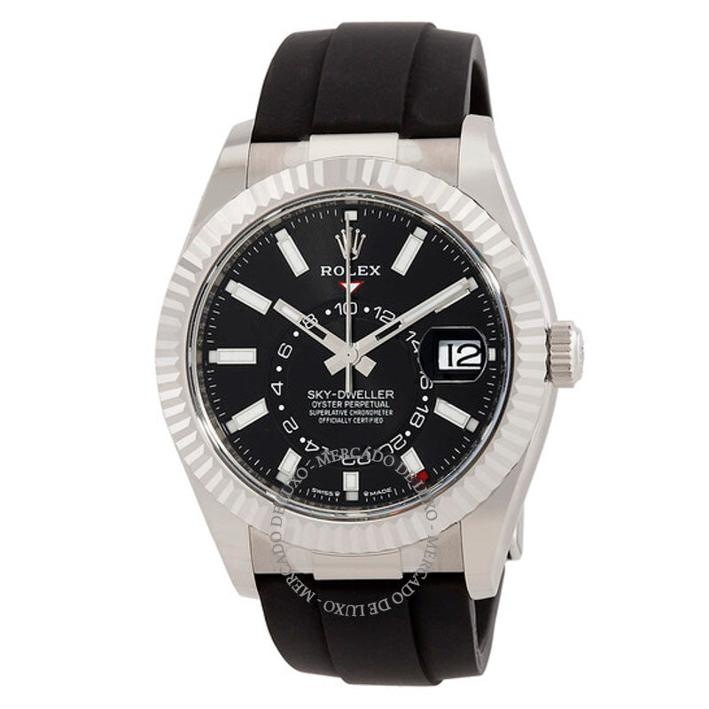 Relógio Sky-Dweller GMT Cronômetro Automático Mostrador Preto 42 mm - Mercado de Luxo - O Maior E-Commerce de Bens, Produtos e Serviços de Luxo do Brasil.