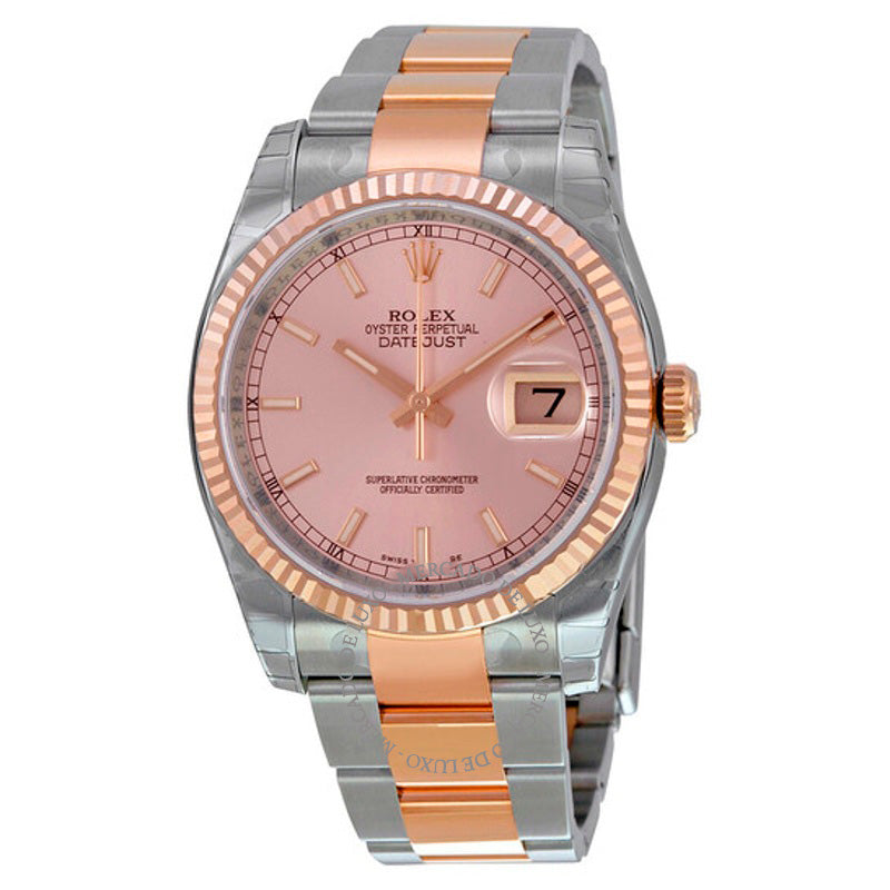 Relógio Oyster Perpetual Datejust 36 Mostrador Rosa Champanhe 36 mm - Mercado de Luxo - O Maior E-Commerce de Bens, Produtos e Serviços de Luxo do Brasil.