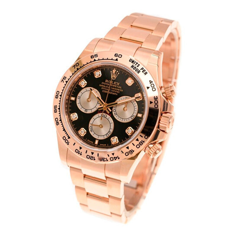 Relógio Daytona Cronógrafo Automático Diamante Mostrador Preto 40 mm - Mercado de Luxo - O Maior E-Commerce de Bens, Produtos e Serviços de Luxo do Brasil.