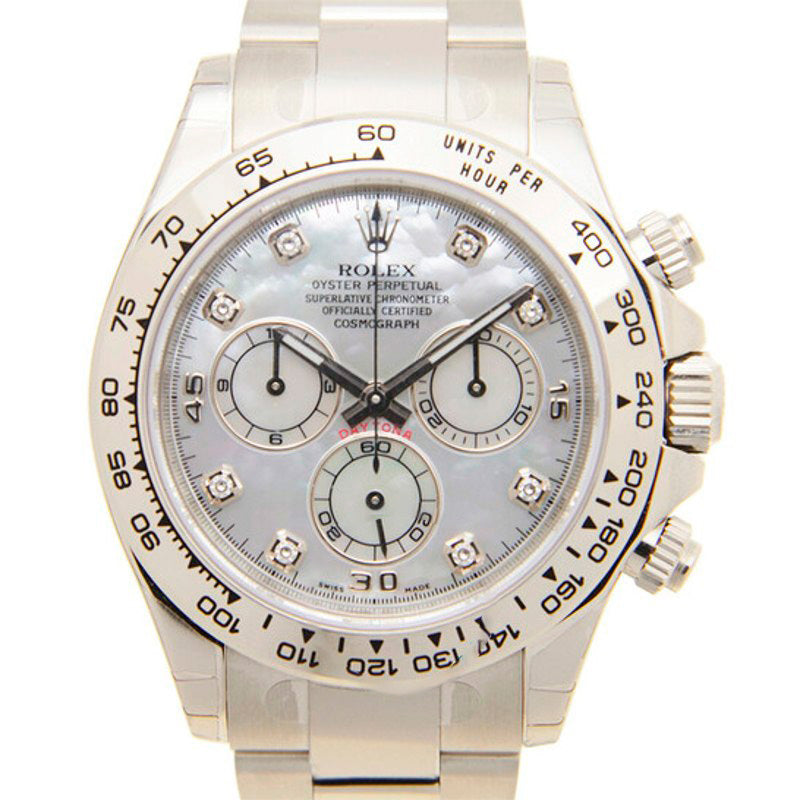 Relógio Cosmograph Daytona Madrepérola Mostrador de Diamante 40 mm - Mercado de Luxo - O Maior E-Commerce de Bens, Produtos e Serviços de Luxo do Brasil.