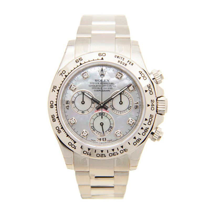 Relógio Cosmograph Daytona Madrepérola Mostrador de Diamante 40 mm - Mercado de Luxo - O Maior E-Commerce de Bens, Produtos e Serviços de Luxo do Brasil.