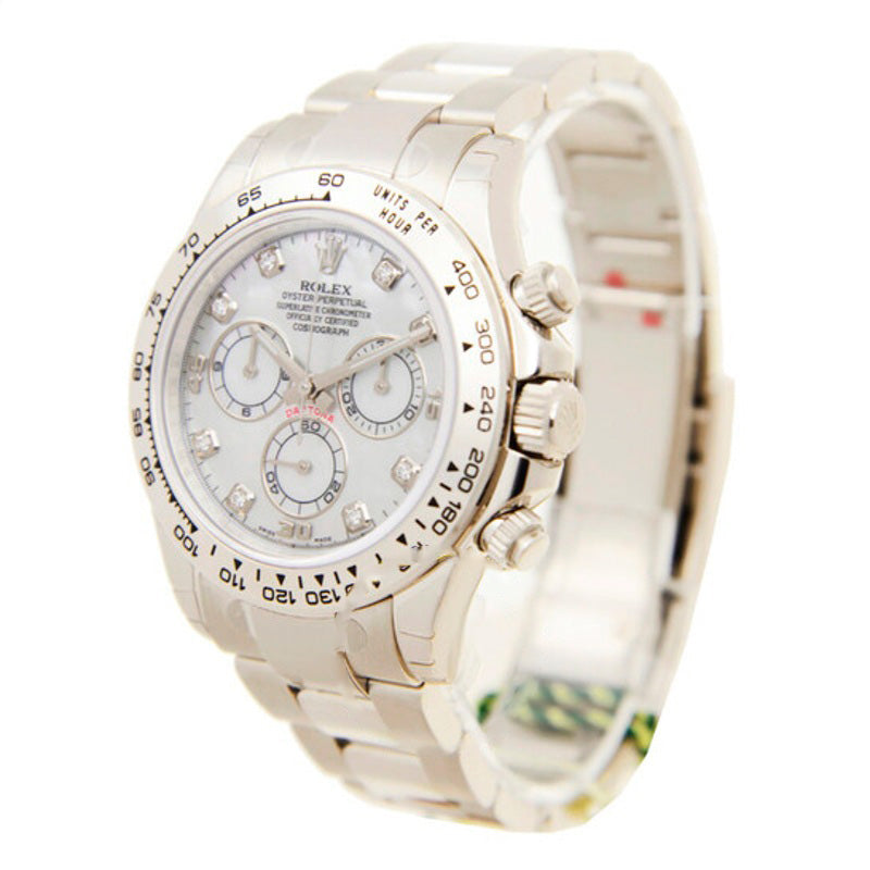 Relógio Cosmograph Daytona Madrepérola Mostrador de Diamante 40 mm - Mercado de Luxo - O Maior E-Commerce de Bens, Produtos e Serviços de Luxo do Brasil.