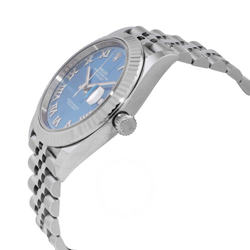Relógio Oyster Perpetual Datejust Automático Mostrador Azul 41 mm - Mercado de Luxo - O Maior E-Commerce de Bens, Produtos e Serviços de Luxo do Brasil.