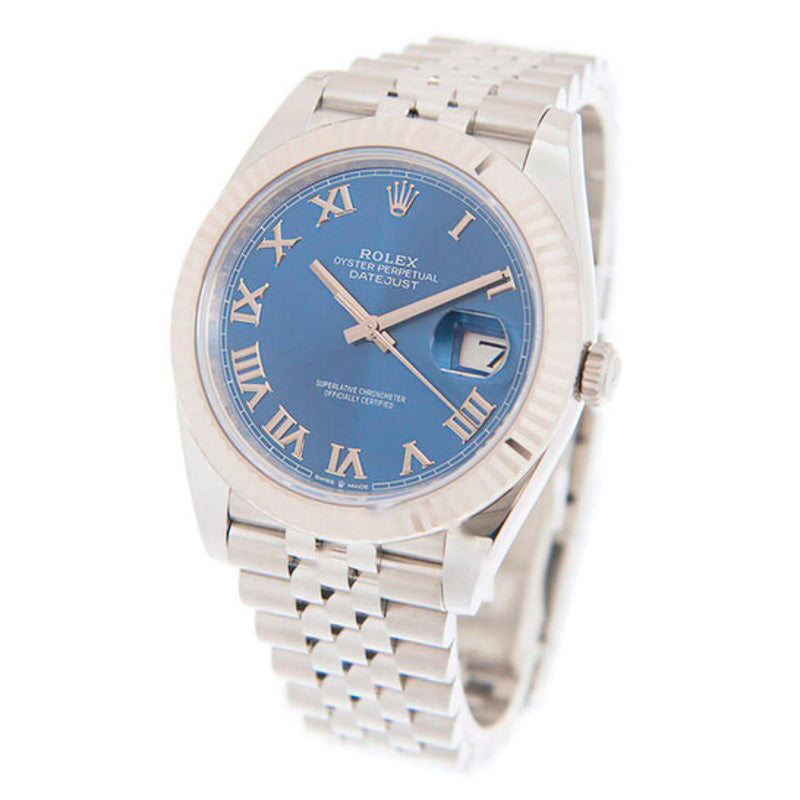 Relógio Oyster Perpetual Datejust Automático Mostrador Azul 41 mm - Mercado de Luxo - O Maior E-Commerce de Bens, Produtos e Serviços de Luxo do Brasil.