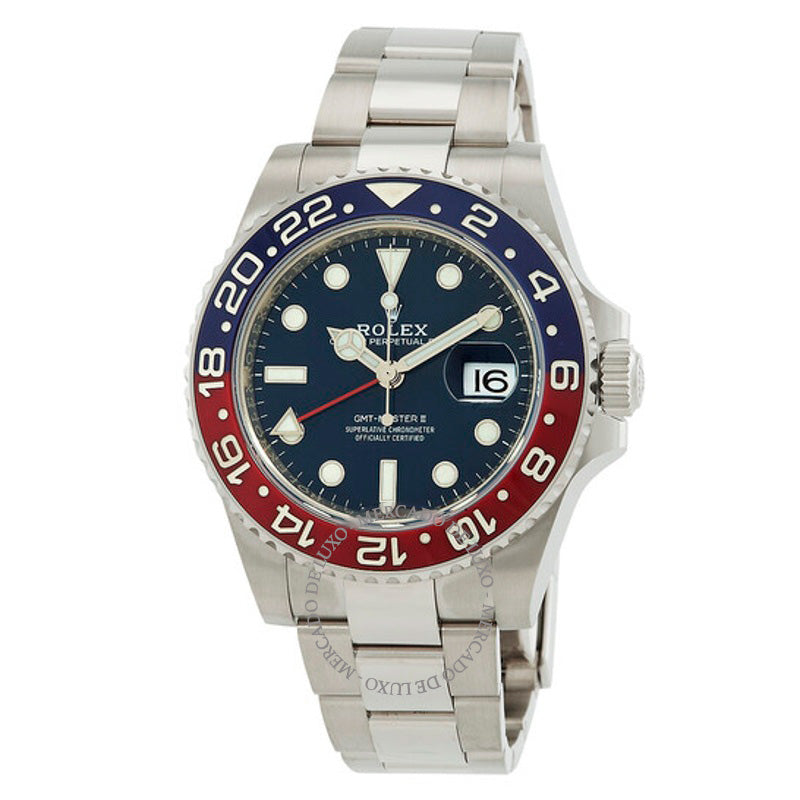 Relógio GMT-Master II Cronômetro Automático Mostrador Azul 40 mm - Mercado de Luxo - O Maior E-Commerce de Bens, Produtos e Serviços de Luxo do Brasil.