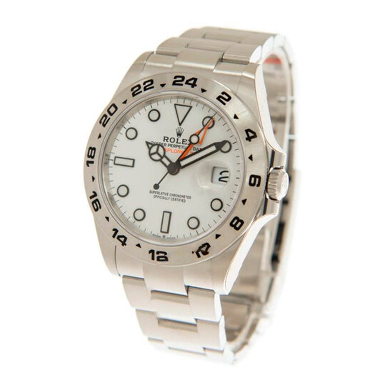 Relógio Explorer II Cronômetro Automático Mostrador Branco 42 mm - Mercado de Luxo - O Maior E-Commerce de Bens, Produtos e Serviços de Luxo do Brasil.