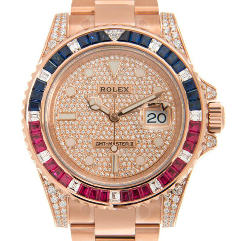 Relógio GMT-Master II GMT Diamante Diamante Pave Dial  - Mercado de Luxo - O Maior E-Commerce de Bens, Produtos e Serviços de Luxo do Brasil.